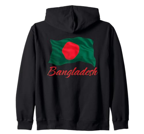 Bangladesch Flagge Patriotische Bangladesch Männer Frauen Kinder Kapuzenjacke von Bangladesh Flag Heritage Apparel & Gifts
