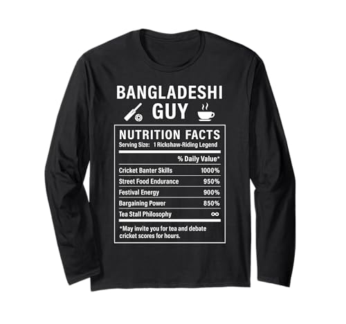 Lustiger Bangladeschischer Junge stolze Männer mit Bangladeschischen Wurzeln Langarmshirt von Bangladeshi Cultur Gifts for Banglade Men and Boys