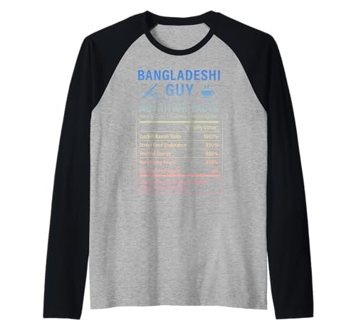 Lustiger Bangladeschischer Junge stolze Männer mit Bangladeschischen Wurzeln Raglan von Bangladeshi Cultur Gifts for Banglade Men and Boys