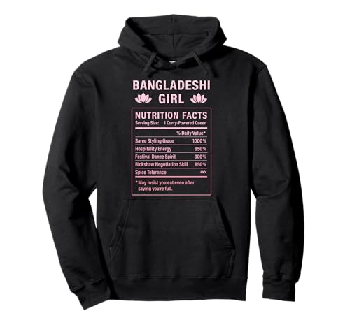 Lustiges Bangladeshi Girl Proud Women with Bangladesh Roots Pullover Hoodie von Bangladeshi Culture Gifts For Bangladeshi Women