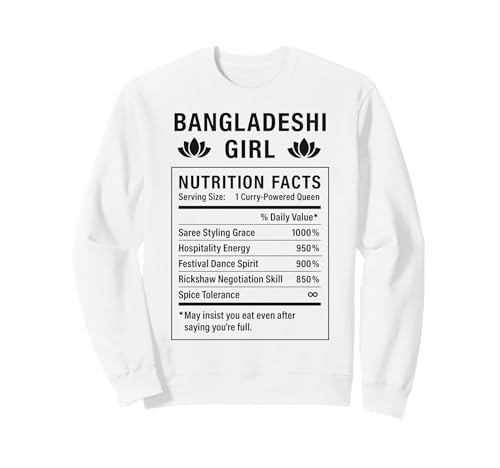 Lustiges Bangladeshi Girl Proud Women with Bangladesh Roots Sweatshirt von Bangladeshi Culture Gifts For Bangladeshi Women