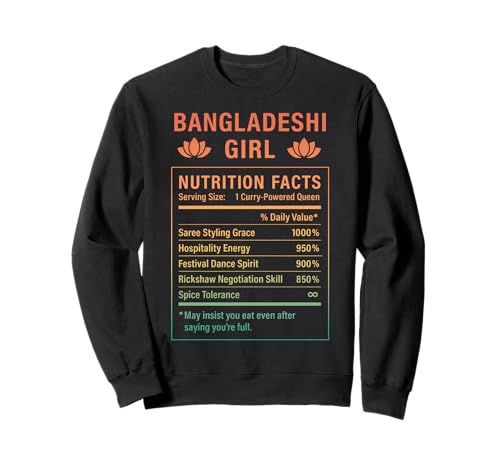 Lustiges Bangladeshi Girl Proud Women with Bangladesh Roots Sweatshirt von Bangladeshi Culture Gifts For Bangladeshi Women