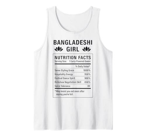 Lustiges Bangladeshi Girl Proud Women with Bangladesh Roots Tank Top von Bangladeshi Culture Gifts For Bangladeshi Women