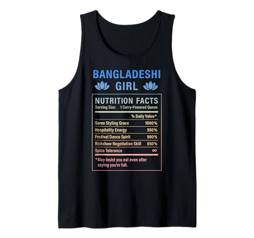 Lustiges Bangladeshi Girl Proud Women with Bangladesh Roots Tank Top von Bangladeshi Culture Gifts For Bangladeshi Women