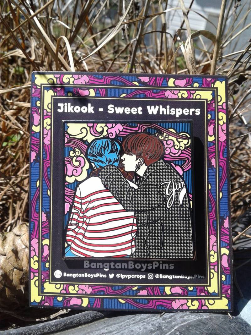 Jikook - Süße Flüstern 2 Zoll Harten Emaille Stift von BangtanBoysPins