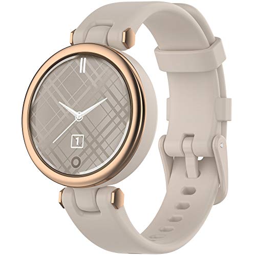 Kompatibel mit Garmin Lily Bändern für Damen und Herren, Feminine Sport Silikon Ersatzbänder Armband Zubehör Uhrenarmbänder für Garmin Lily Damen Smartwatch (Grau) von Bangyee