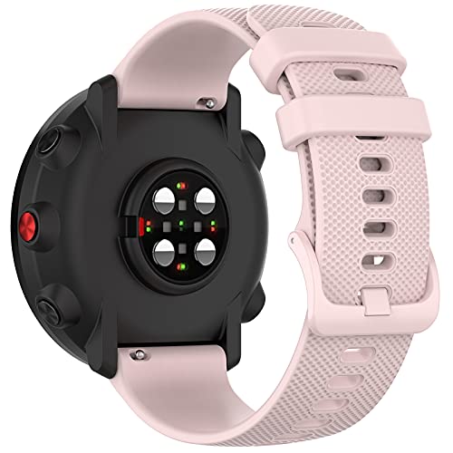 Passend für Polar Vantage M2 Uhrenarmband Damen Herren, 22 mm Schnellverschluss-Silikon-Ersatzbänder Armbänder Armbänder Zubehör passend für Polar Grit X/Polar Vantage M Smartwatch (Rosa) von Bangyee