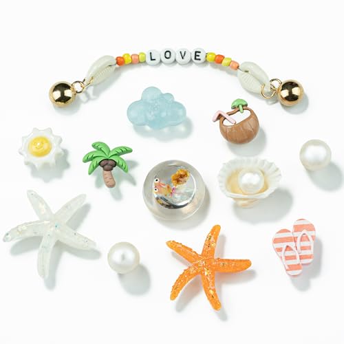Schuhanhänger mit Meerestiermotiven, Strand-Thema, dekoratives Zubehör, Schuhanhänger aus Kunstharz für Kinder von Banhbeo