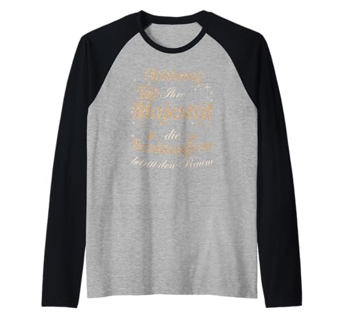 Banker Frauen-Majestät Damen Bankkauffrau Raglan von Bankkaufmann Zubehör Geschenke Geburtstag-Shirt