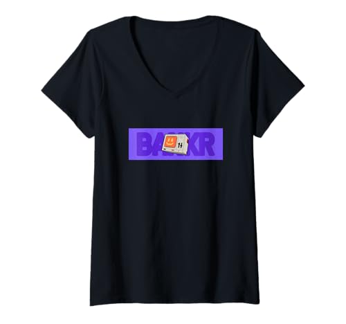 Damen Bankr $BNKR Krypto-Kryptowährungs-API-Bot T-Shirt mit V-Ausschnitt Damen Bankr $BNKR Krypto-Kryptowährungs-API-Bot T-Shirt mit V-Ausschnitt von Bankr $BNKR Crypto Merch