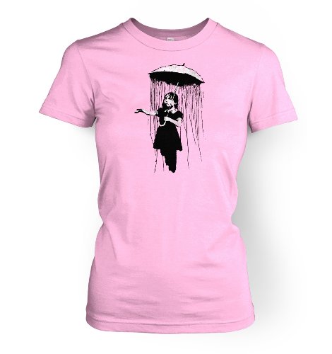 Banksy By Big Mouth Damen Blusen Bluse Rosa hellrosa Small von Banksy By Big Mouth