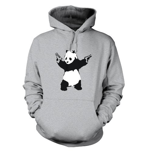 Banksy by Big Mouth Kapuzenpullover für Herren, Sweat-shirts, Grau XXL von Banksy By Big Mouth