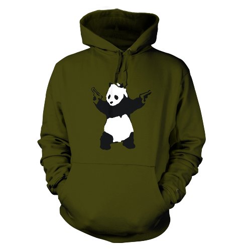 Banksy by Big Mouth Kapuzenpullover für Herren Grün olivgrün L von Banksy By Big Mouth