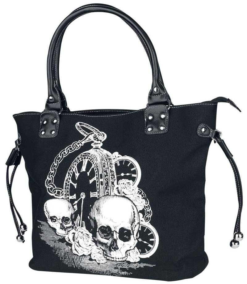 Banned Alternative Back In Black Handtasche schwarz von Banned Alternative