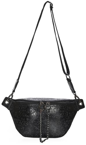 Banned Alternative Damien Embossed Frauen Gürteltasche schwarz 100% Polyurethan Gothic, Rockwear Banned Alternative Damien Embossed Frauen Gürteltasche schwarz 100% Polyurethan Gothic, Rockwear von Banned