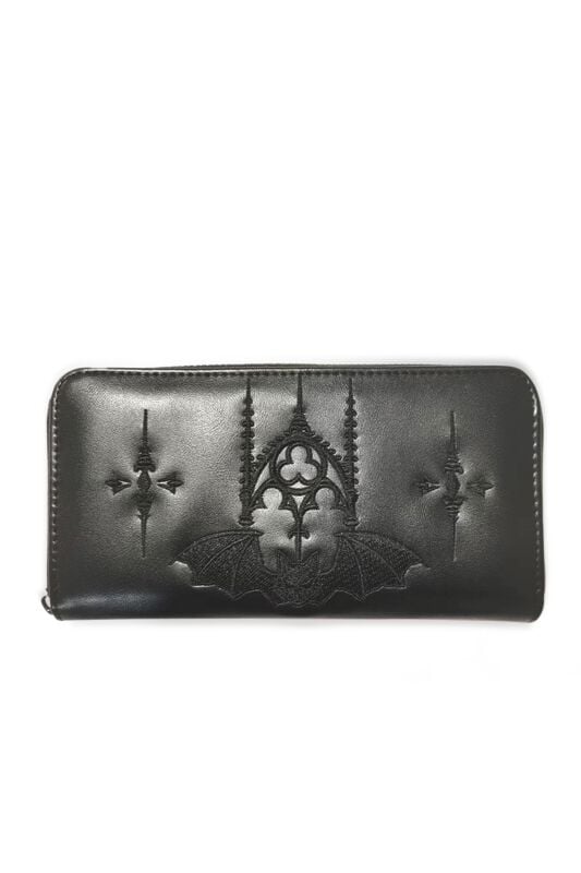 Banned Alternative Gothic Bat Geldbörse schwarz von Banned Alternative