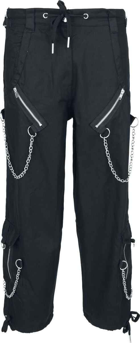 Banned Alternative - Gothic Cargohose - Deathcoil Trousers - S bis 4XL - für Männer - Größe 3XL - schwarz von Banned Alternative