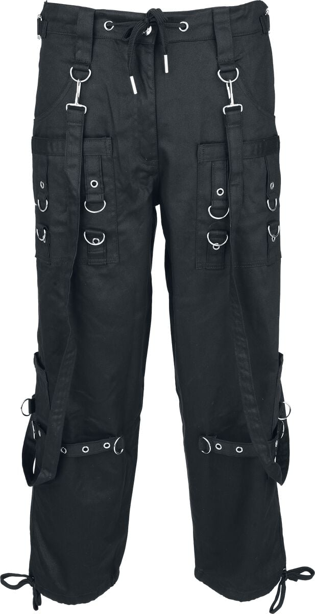 Banned Alternative - Gothic Cargohose - Shadowline Trousers - S bis 4XL - für Männer - Größe XXL - schwarz von Banned Alternative