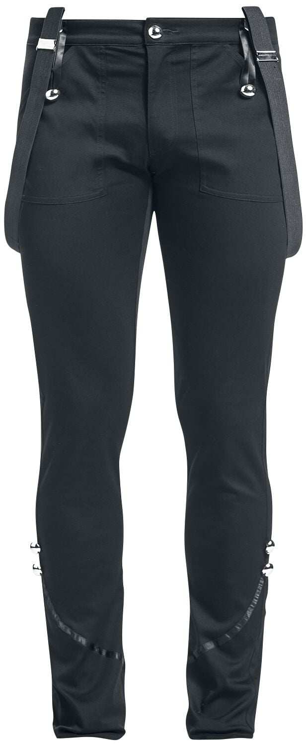 Banned Alternative - Gothic Stoffhose - Military Drummer Hose - S bis XXL - für Männer - Größe M - schwarz Banned Alternative - Gothic Stoffhose - Military Drummer Hose - S bis XXL - für Männer - Größe M - schwarz von Banned Alternative