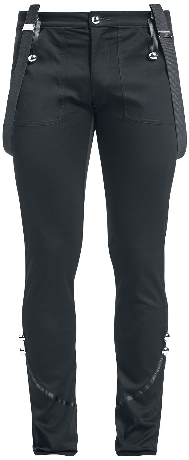 Banned Alternative - Gothic Stoffhose - Military Drummer Hose - S bis XXL - für Männer - Größe S - schwarz Banned Alternative - Gothic Stoffhose - Military Drummer Hose - S bis XXL - für Männer - Größe S - schwarz von Banned Alternative