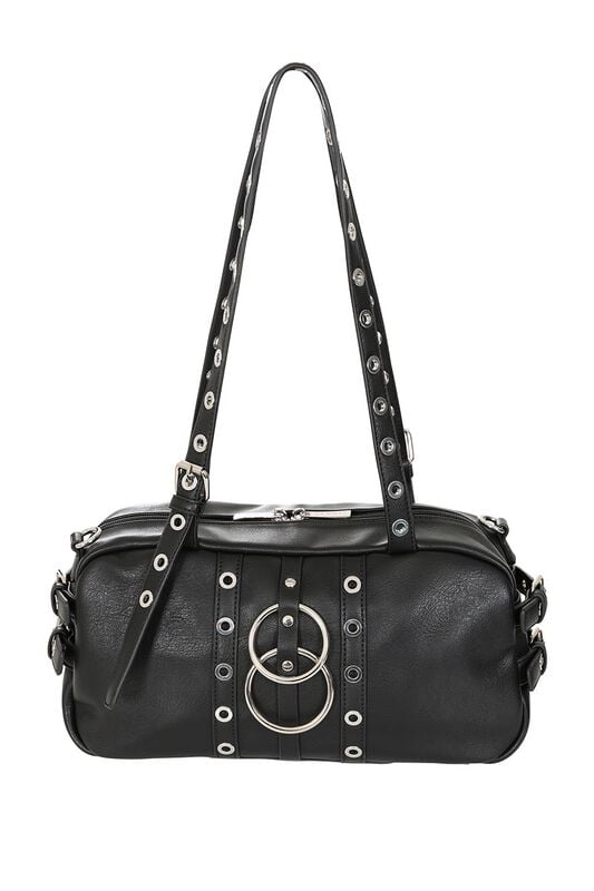 Banned Alternative Hexy Glam Handtasche schwarz silberfarben von Banned Alternative