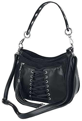 Banned Alternative Lacing Bag Frauen Handtasche schwarz von Banned Alternative