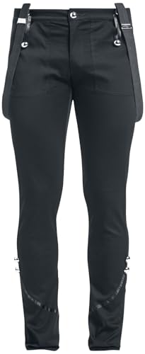 Banned Alternative Military Drummer Hose Männer Stoffhose schwarz XXL von Banned Alternative
