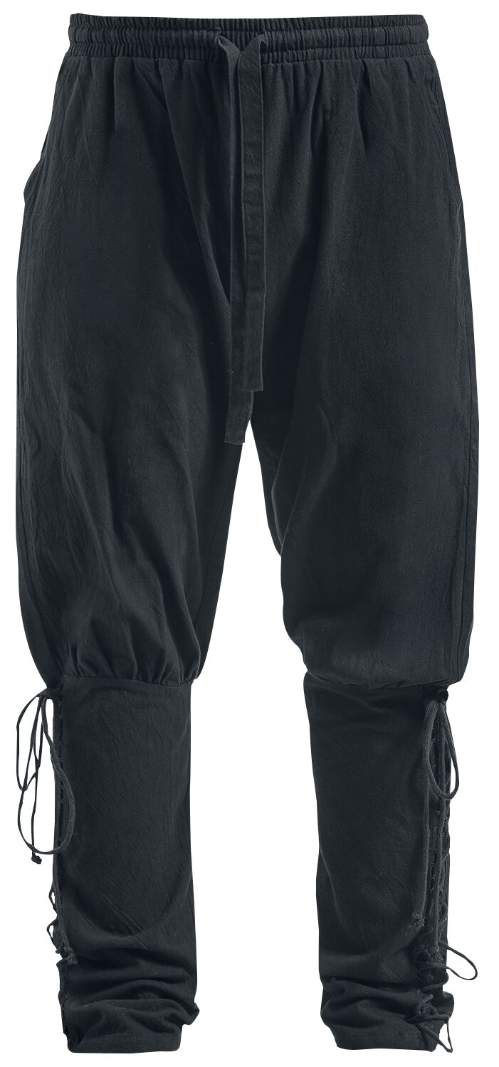 Banned Alternative - Mittelalter Hose - Medieval Hose Irwin - S bis 5XL - für Männer - Größe XL - schwarz von Banned Alternative