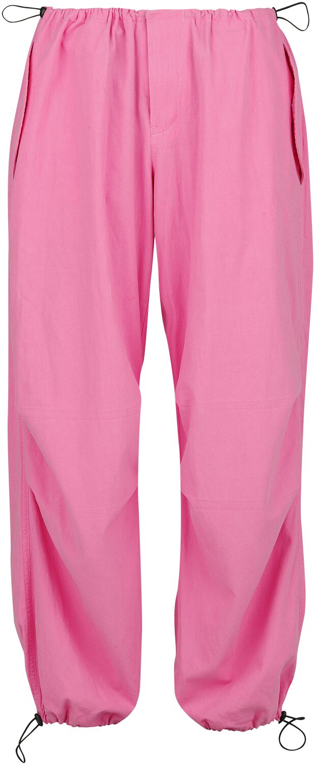 Banned Alternative Nyx Wide Leg Trousers Stoffhose pink in XS von Banned Alternative