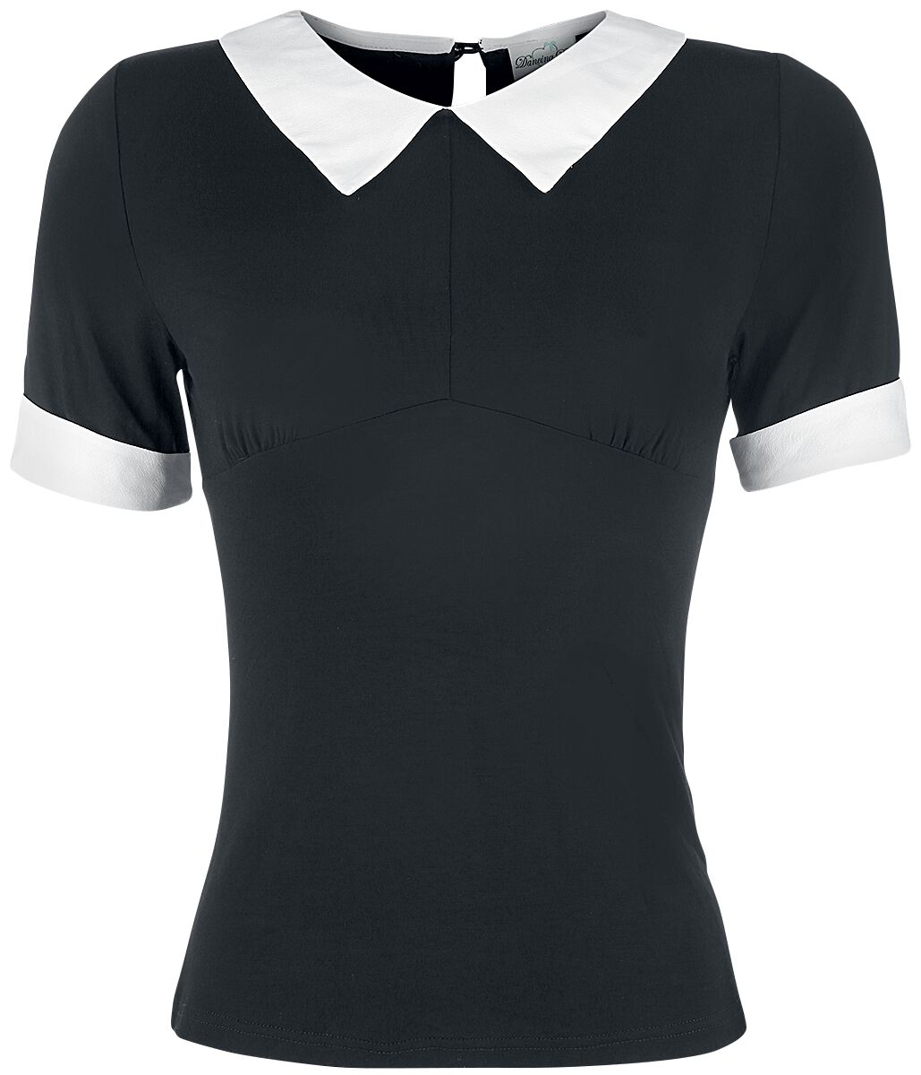 Banned Alternative - Rockabilly T-Shirt - Morticia - XS bis XL - für Damen - Größe XS - schwarz von Banned Alternative