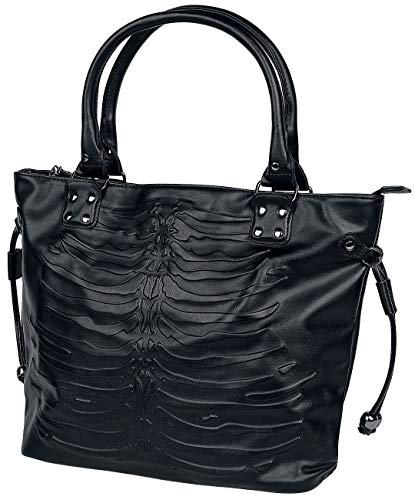 Banned Alternative Skeleton Bag Frauen Handtasche schwarz von Banned Alternative