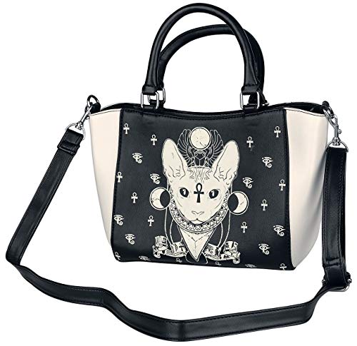 Banned Alternative Bastet Tote Handtasche schwarz von Banned