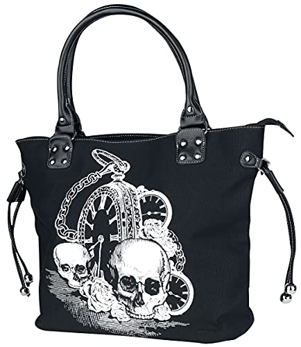 Banned Apparel Totenköpfe & Rosen Rockabilly Punk Damen Handtasche von Banned Apparel