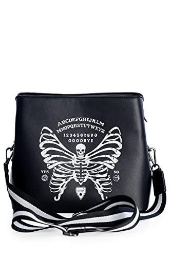 Banned Skeleton Butterfly Handtasche von Banned Apparel