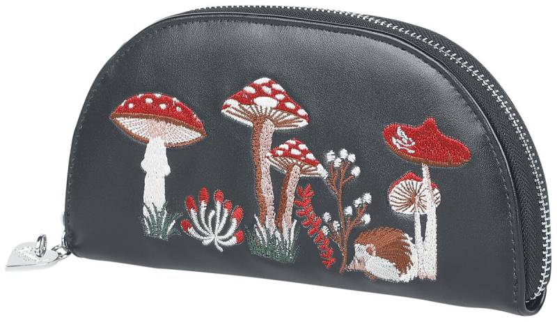 Banned Retro Geldbörse - Woodland Hippie Vibes - für Damen - schwarz/multicolor von Banned Retro