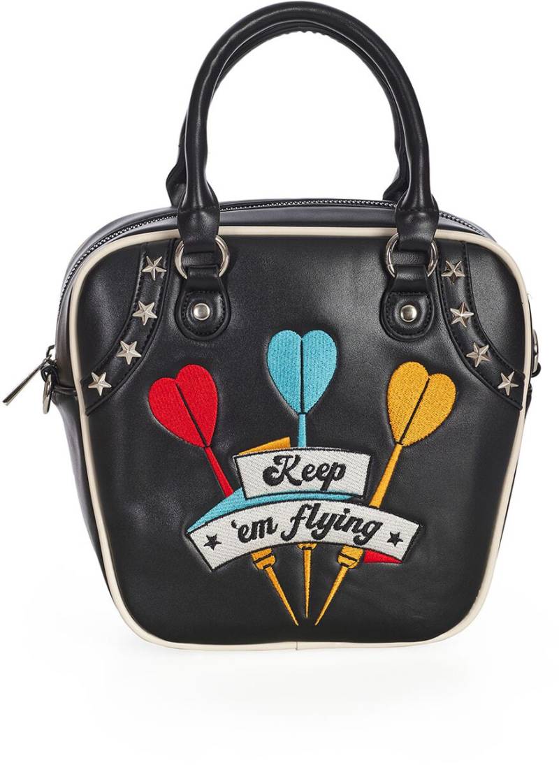Banned Retro Keep ´em flying Handtasche schwarz multicolor von Banned Retro