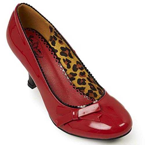 Banned Retro Pumps - Dragonfly Rot (37) von Banned