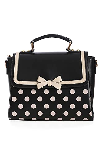 Banned Retro Retro Influencer Frauen Handtasche schwarz/weiß von Banned Retro