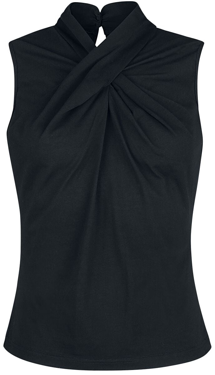 Banned Retro - Rockabilly Top - Hey Jude Top - S bis XXL - für Damen - Größe XXL - schwarz von Banned Retro