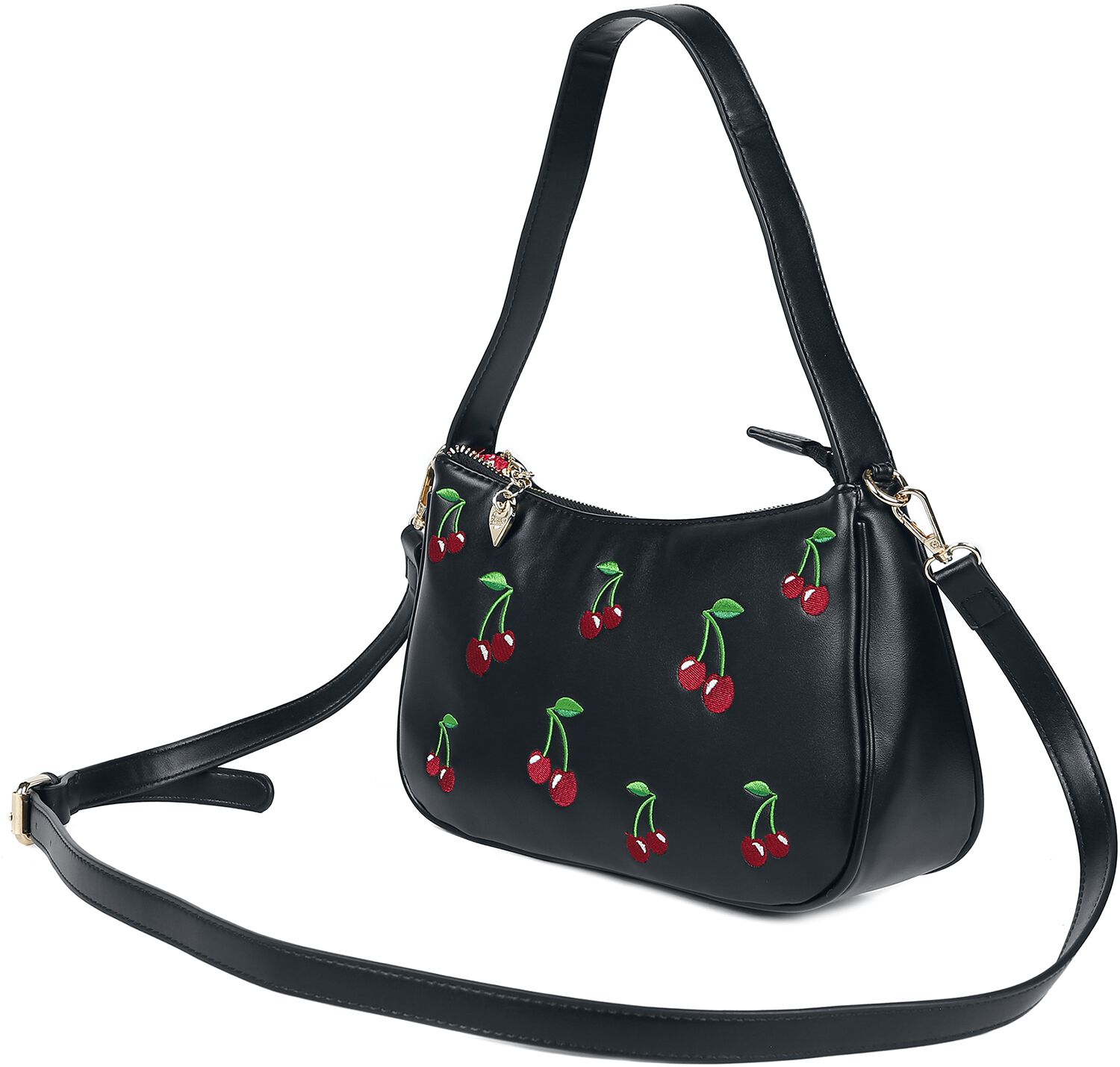 Banned Retro Wild Cherry Handtasche schwarz multicolor Banned Retro Wild Cherry Handtasche schwarz multicolor von Banned Retro