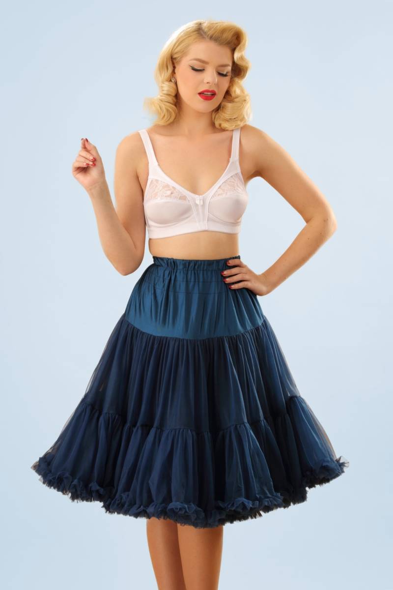 Lola Lifeforms Petticoat in Marineblau von Banned Retro