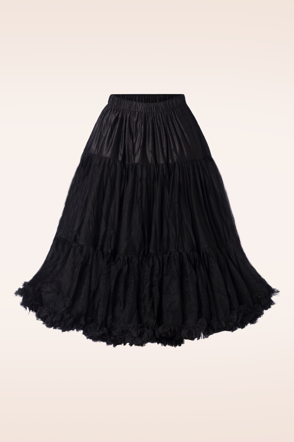 Queen Size Lola Lifeforms Petticoat in Schwarz von Banned Retro