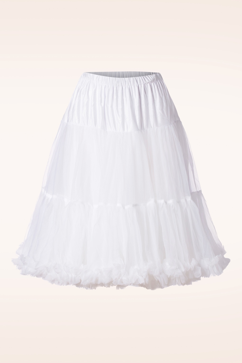 Queen Size Lola Lifeforms Petticoat in Weiß von Banned Retro