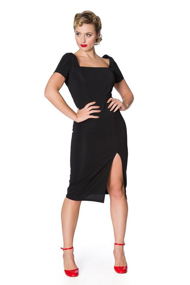 Banned A-Linien-Kleid She's The One Pencil Dress Schwarz Retro Vintage Bleistiftkleid von Banned