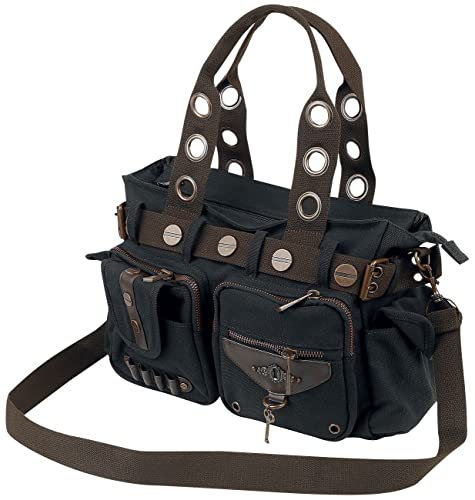 Banned Alternative Black Brown Key Bag Unisex Umhängetasche schwarz Banned Alternative Black Brown Key Bag Unisex Umhängetasche schwarz von Banned