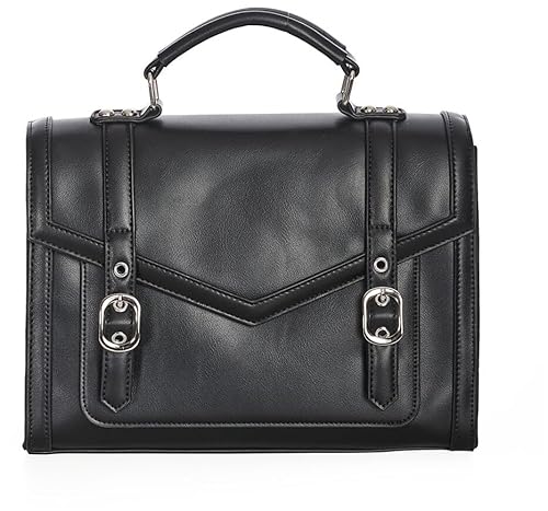 Banned Alternative Mirabelle Frauen Handtasche schwarz Polyurethan Basics, Gothic, Rockabilly von Banned