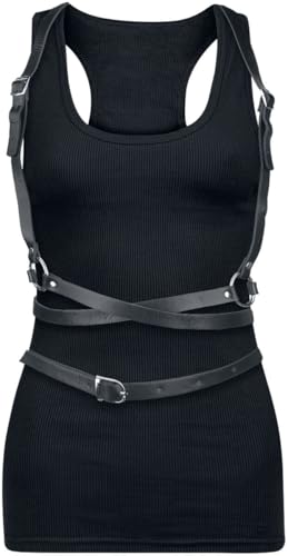 Banned Alternative Rhune Harness Frauen Harness schwarz 100% Polyurethan Gothic, Rockwear von Banned