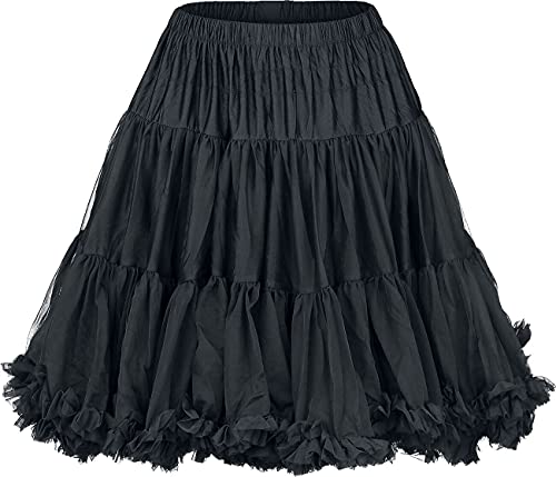 Banned Alternative Walkabout Petticoat Frauen Mittellanger Rock schwarz XS-S Banned Alternative Walkabout Petticoat Frauen Mittellanger Rock schwarz XS-S von Banned