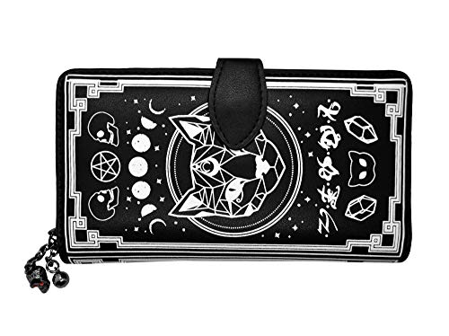Banned Apparel Spellbinder Gothik Fünfzack Punk Illuminaten Portemonnaie - Schwarz, Einheitsgröße von Banned