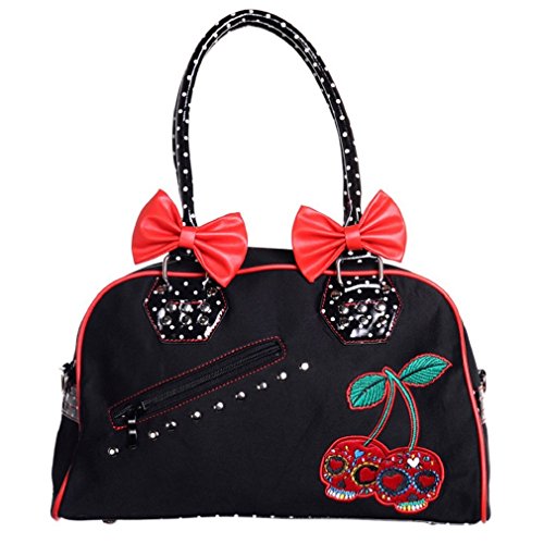 Banned Damen Tasche - Cherry Skulls Henkeltasche Banned Damen Tasche - Cherry Skulls Henkeltasche von Banned